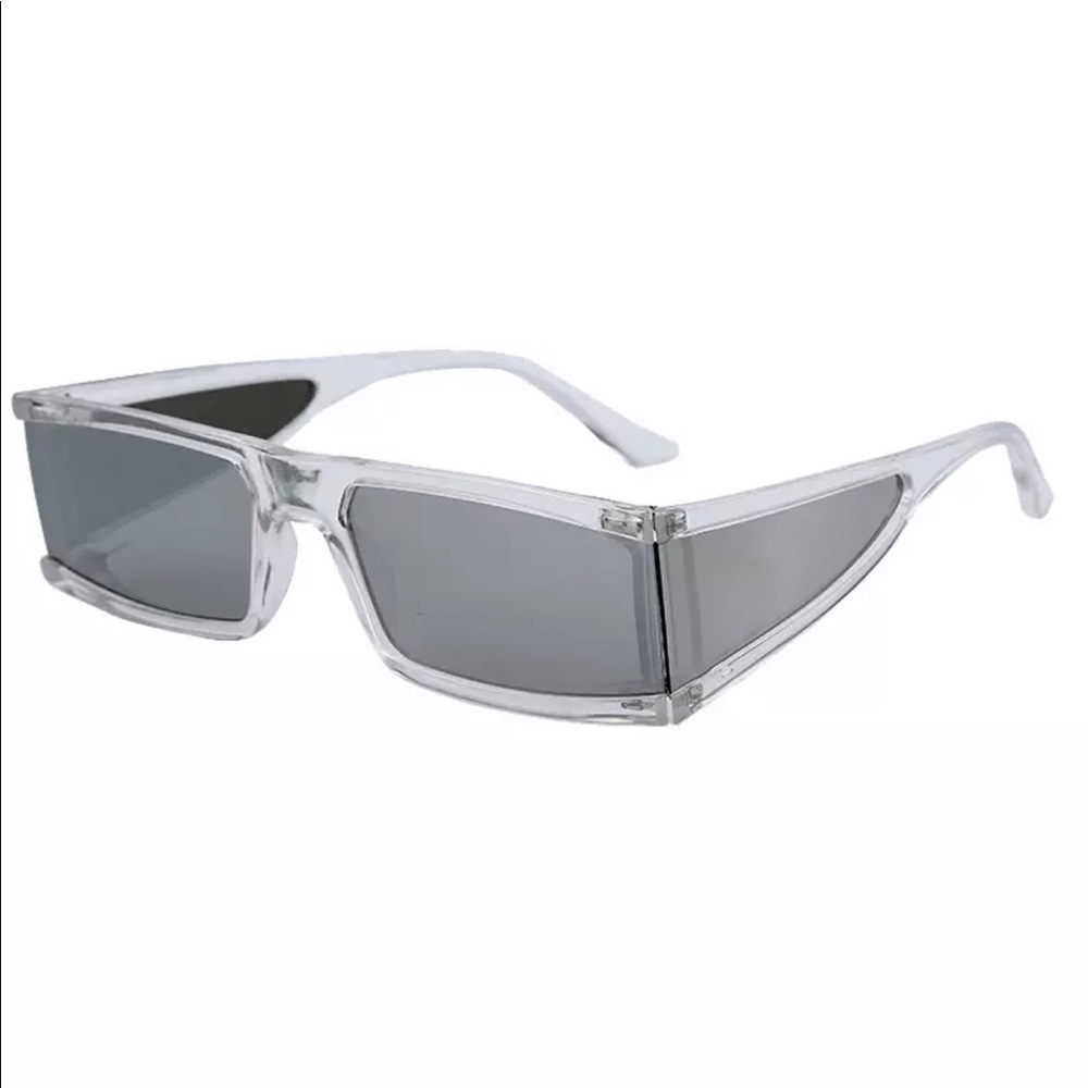 Silver Fashion Trendy Sunglasses